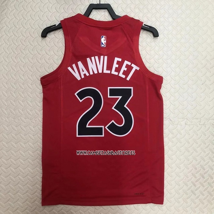 Fred Vanvleet NO 23 Camiseta Toronto Raptors Icon 2022-23 Rojo
